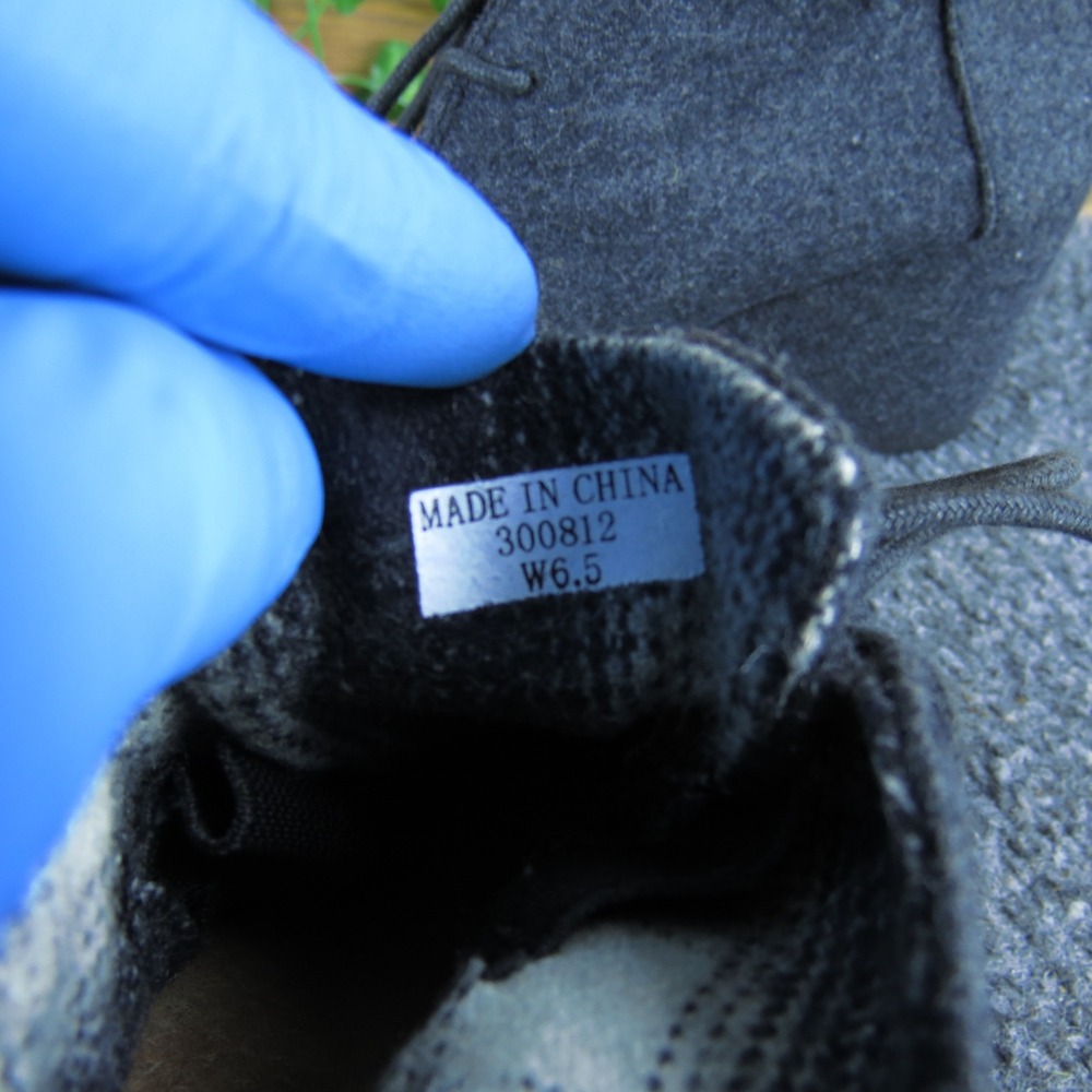 TOMS Women 6.5 Gray Wool Lace Up Hidden Wedge Booties Casual Comfort - Picture 6 of 8